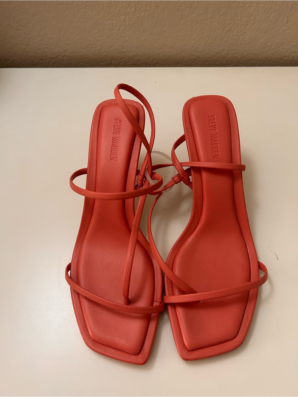 Steve Madden Coral Strappy Square-Toe Sandals
